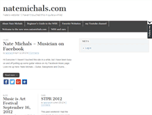 Tablet Screenshot of natemichals.com
